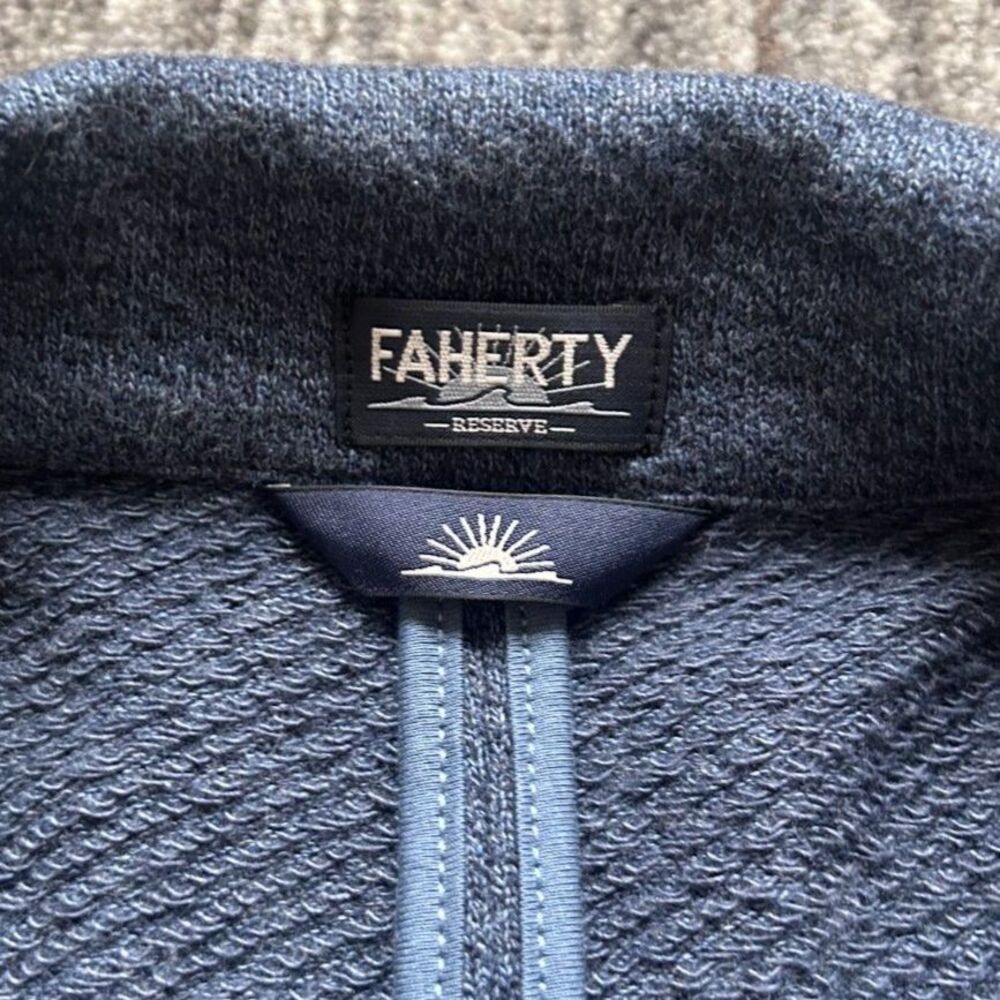 Faherty Inlet Knit Blazer L - Picture 6 of 13